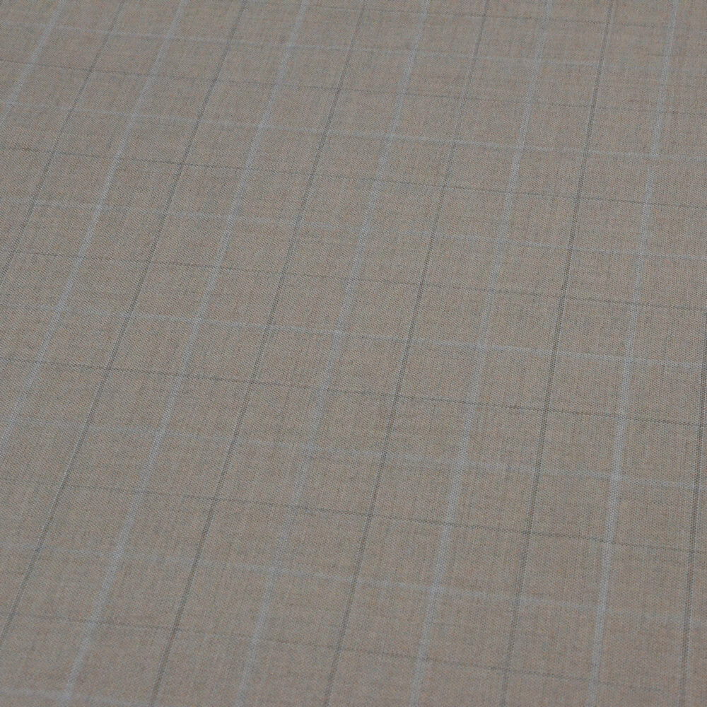 Stripe Blue Wool Woven Fabric for Suit Wholesale Supplier 3